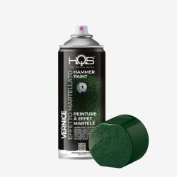 Farba v spreji kladivkov efekt HQS tmavo zelen 400ml