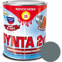 Farba syntetick Synta 2v1 1100 siv 0,75 kg