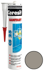 Silikn sanitrny Ceresit CS 25 cementovo ed 280 ml