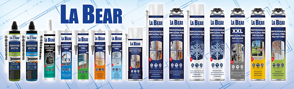 LABEAR montne peny, silikny a chemick kotvy