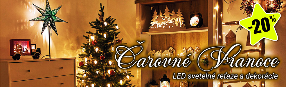 LED sveteln reaze a dekorcie