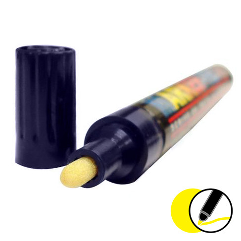 Popisovač akrylový Marker TECH žltá / široký hrot 10 ml