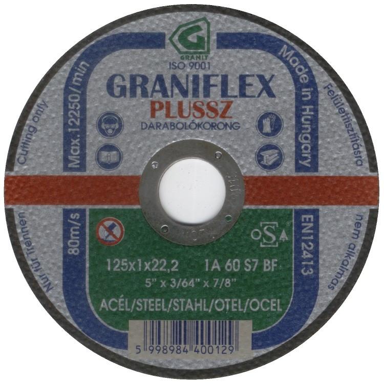 Kotúč rezný na kov 115x1,0 Graniflex