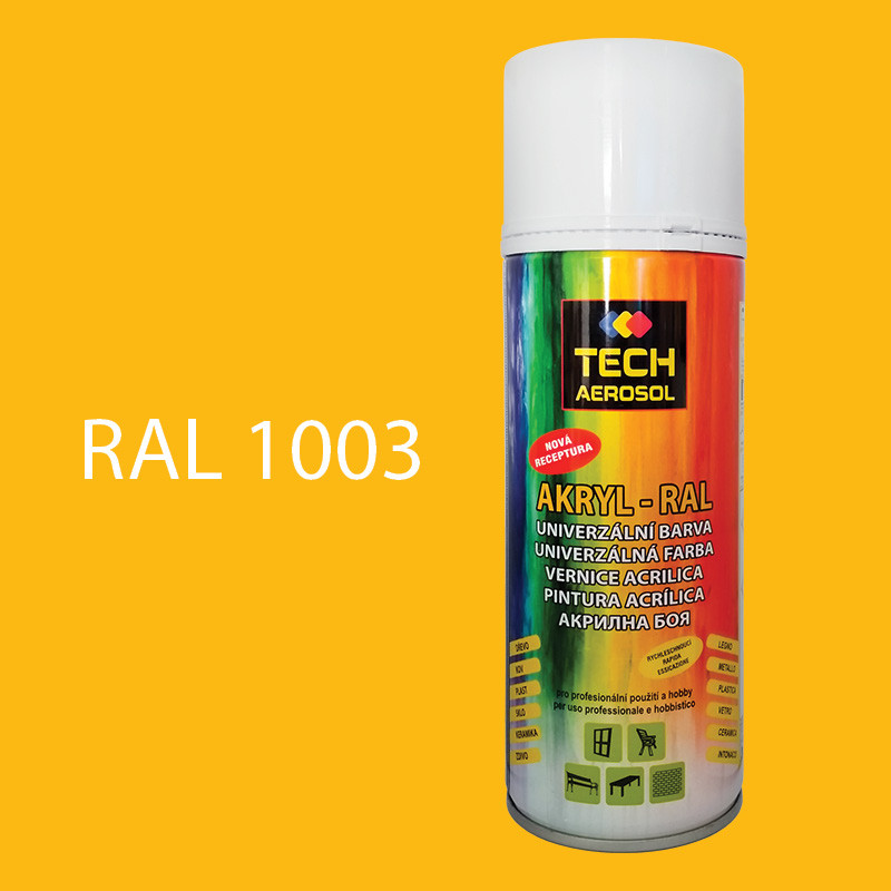 Farba v spreji akrylová TECH RAL 1003 400 ml