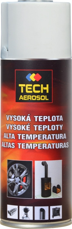 Sprej žiaruvzdorný s odolnosťou do 600°C TECH (červenohnedý) 400 ml