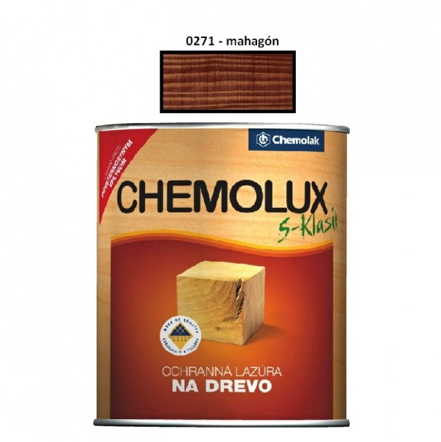 Lazúra na drevo Chemolux klasik 0,75 L /0271 (mahagón)