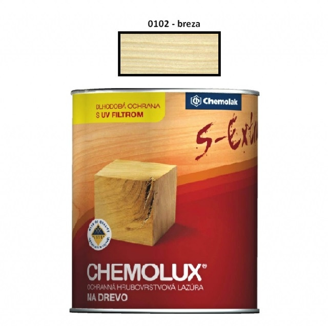 Lazúra na drevo Chemolux Extra 0,75 L /0102 (breza)