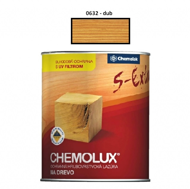 Lazúra na drevo Chemolux Extra 0,75 L /0632 (dub)