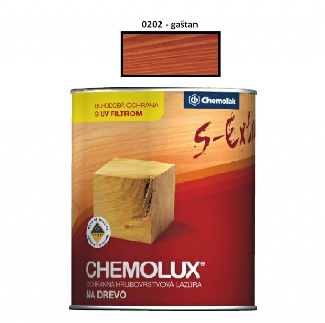 Lazúra na drevo Chemolux Extra 2,5 L /0202 (gaštan)