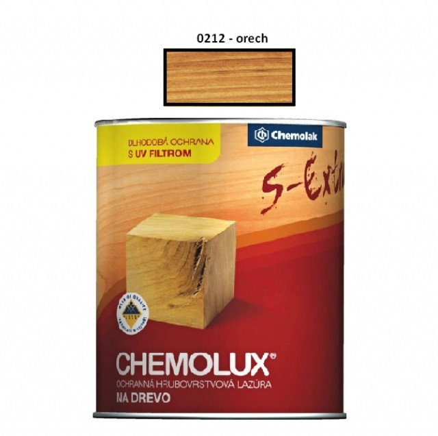 Lazúra na drevo Chemolux Extra 2,5 L /0212 (orech)
