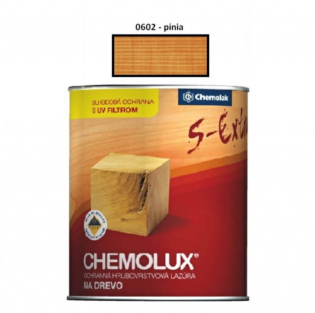 Lazúra na drevo Chemolux Extra 2,5 L /0602 (pínia)