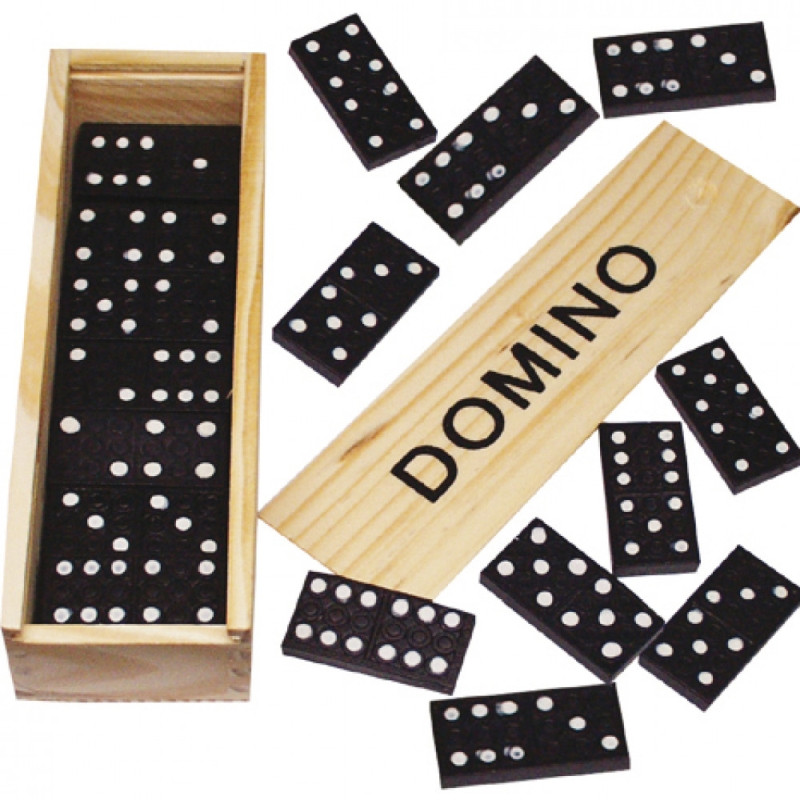 Domino v drevenej krabici (ZE60752)