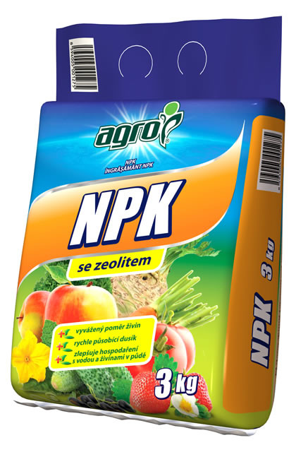 Hnojivo NPK so zeolitom Agro 3 kg
