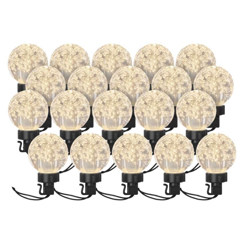 Reťaz svetelná LED 20x párty žiarovky 7,6 m