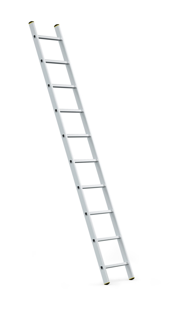 Hliníkový naklápací rebrík 1x10 priečok PRO 271 cm (max.150 kg)