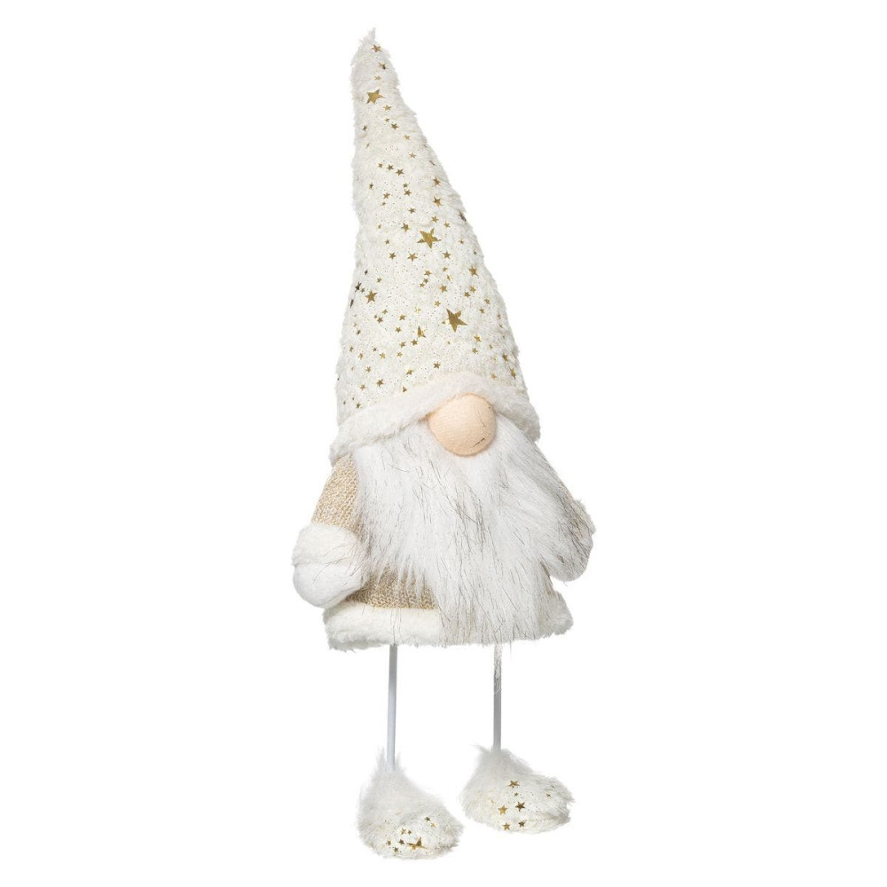 Postavička Santa Clausa biela 45x15x12 cm