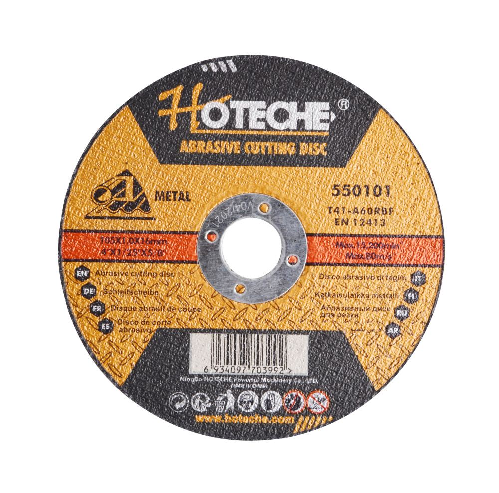 Kotúč rezný na kov / oceľ 125x1,6x22,23 mm HOTECHE HT550112