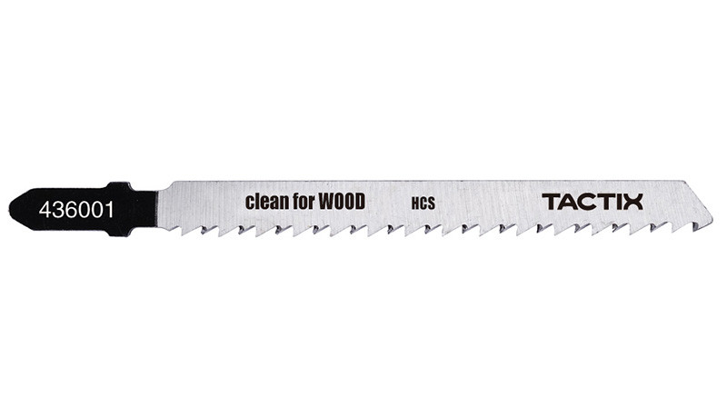 Plátky do priamočiarej píly na drevo 132 mm / 6TPI / 5 ks TACTIX (436017)