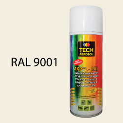 Farba v spreji akrylov TECH RAL 9001 (biela krmov) 400 ml