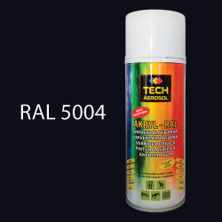 Farba v spreji akrylová TECH RAL 5004 400 ml
