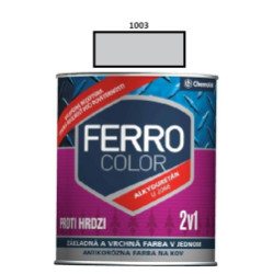 Farba na kov Ferro Color pololesk/1003 0,75 L (sivá)