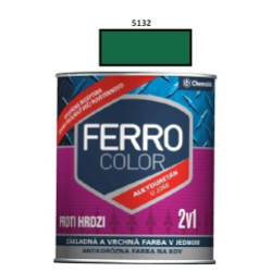 Farba na kov Ferro Color pololesk/5132 0,75 L (svetlo zelen�)