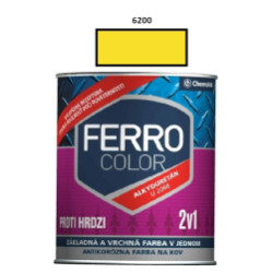 Farba na kov Ferro Color pololesk/6200 0,75 L (�lt�)