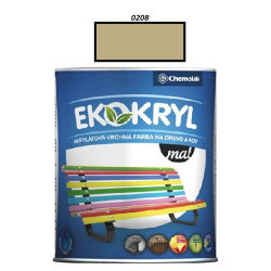 Farba Ekokryl Mat 0208 (béžová) 0,6 l