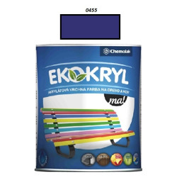 Farba Ekokryl Mat 0455 (modrá tmavá) 0,6 l