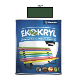 Farba Ekokryl Mat 0530 (zelená) 0,6 l