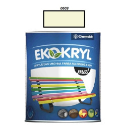 Farba Ekokryl Mat 0603 (krémová) 0,6 l