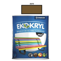 Farba Ekokryl Mat 0670 (okrová) 0,6 l