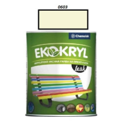 Farba Ekokryl Lesk 0603 (krémová) 0,6 l