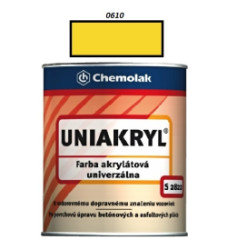 Farba na betón Uniakryl 0,75 L /0610 (žltá)