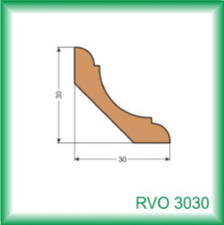 Lita dreven RVO3030 30x30x2500 mm