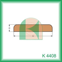 Lita dreven K4408 44x8x2500 mm