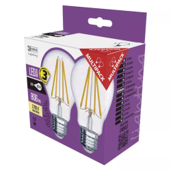 iarovka LED Filament A60 6 W E27 tepl biela (Z74260.2)