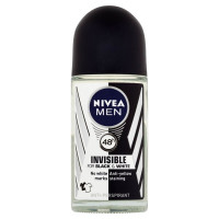 Deo roll-on NIVEA Invisible black and white 50 ml