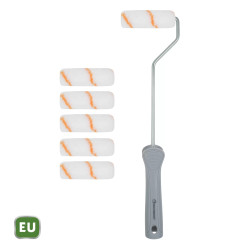 Sada polyesterovch maliarskych valekov 100 mm s driakom 7-dielna (70299)