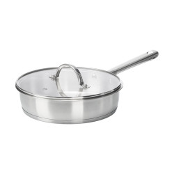 Panvica hlbok� z nehrdzavej�cej ocele 24 cm s pokrievkou