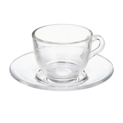 Hrn�ek na k�vu s pod��lkou 85ml sklenen�