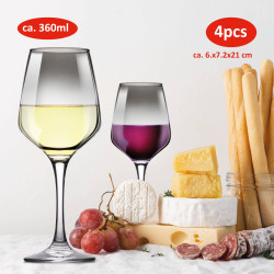 Sada poh�rov na v�no ALPINA dymov� 350ml 4ks