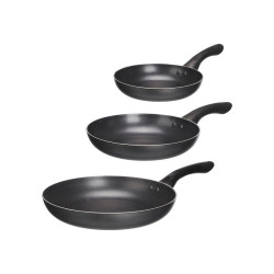 Sada panv�c 20/24/28 cm hlin�kov� �ierne