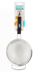 Sitko z nehrdzavej�cej ocele s rukov�ou z PP 18 cm BS41295