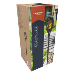 Svetlo z�hradn� sol�rne LED GRUNDIG s efektom plame�a