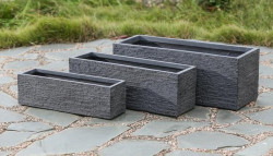 Kvetin�� hranat� GRANIT 80x30x30 cm WXP412ABC L