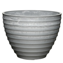 Kvetin�� plastov� Darwin 26 cm, svetl� cement