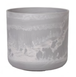 Kvetin�� plastov� Alva 25,2 cm bielosiv�