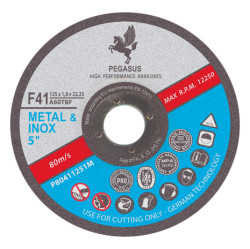 Kotúč rezný na kov a nerez PEGASUS METAL & INOX 115 x 1 mm