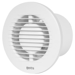 Ventiltor elektrick s asovaom 100 mm EXTRA BIELY (EI-EA100T)